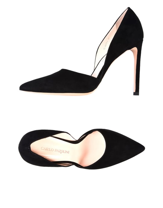 Carlo Pazolini Black Suede Heels