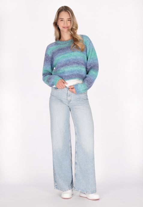 Mymo Jumper Dames Blauw Veelkleurig - Image 2