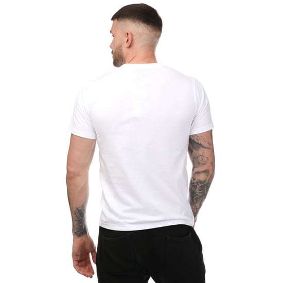 Men's One True Saxon Paisley T-Shirt in White - Image 2