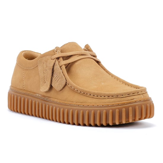 Clarks Torhill Lo Suede herenschoenen donker zand - Image 2