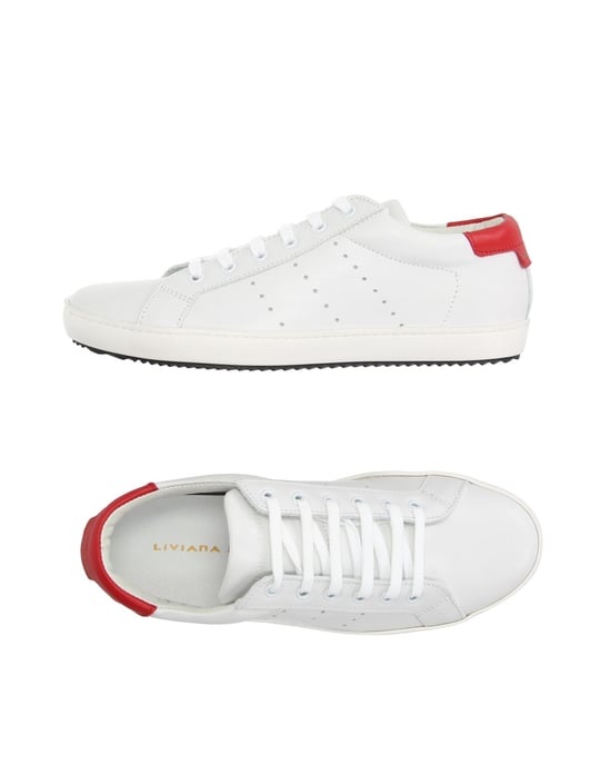 Liviana Conti White Leather Sneakers