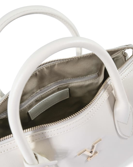 V Italia Womens Handbag V014 SAFFIANO-G CREMA - Image 6