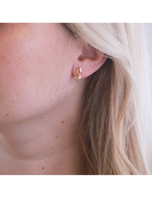 Spiral set - Gold and Crystal - Image 5