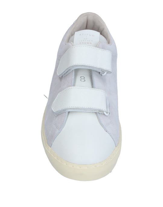 Leather Crown White Leather Sneakers