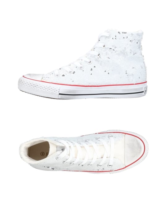 Primadonna White High Top Sneakers