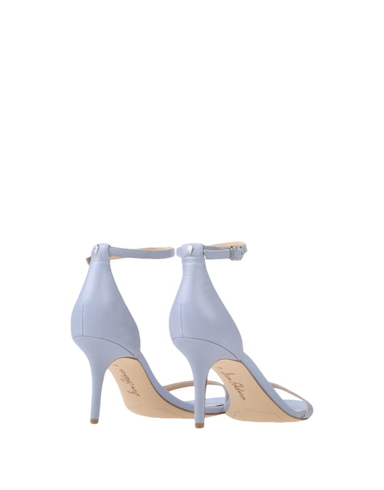 Sam Edelman Grey Leather Heeled Sandals
