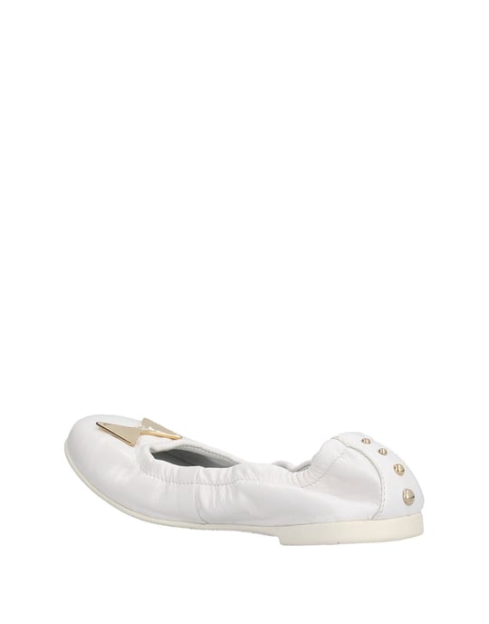 FOOTWEAR Armani Junior White Girl Leather