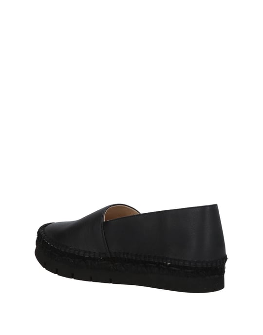 Paloma Barceló Black Leather Espadrilles