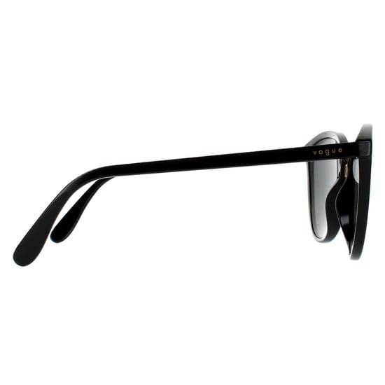 Vogue Cat Eye Womens Black Grey Sunglasses