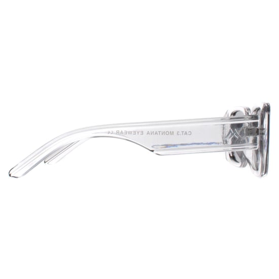 Montana Rectangle Unisex Shiny Clear Grey Smoke Polarized MP76