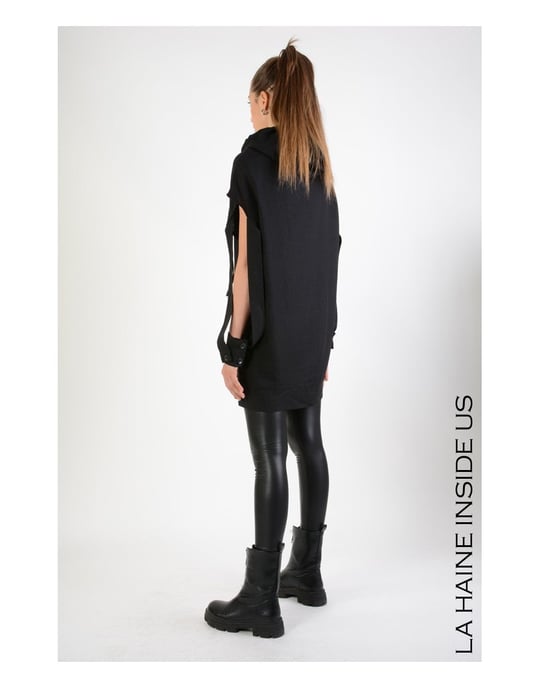 La Haine Inside Us Vest Woman's Black - Image 4