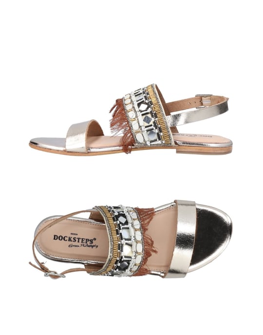Docksteps Platinum Leather Sandals