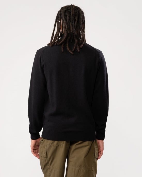 GANT Mens Superfine Lambswool Half Zip Cardigan - Image 5