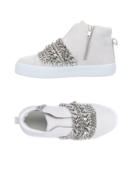Kendall + Kylie Ivory Leather Sneakers