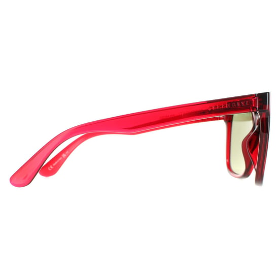 Serengeti Square Womens Shiny Black Saturn Polarized 555nm Wakota