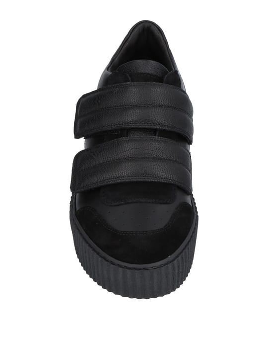 MM6 Maison Margiela Black Leather Sneakers