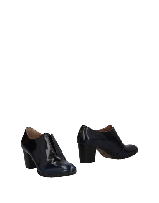 Mally Dark Blue Leather Ankle Boots