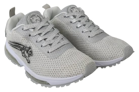 Plein Sport Women's Silver Polyester Gretel Sneakers Shoes