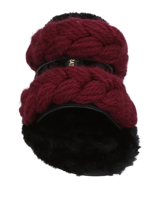 Avec Modération Maroon Sandals