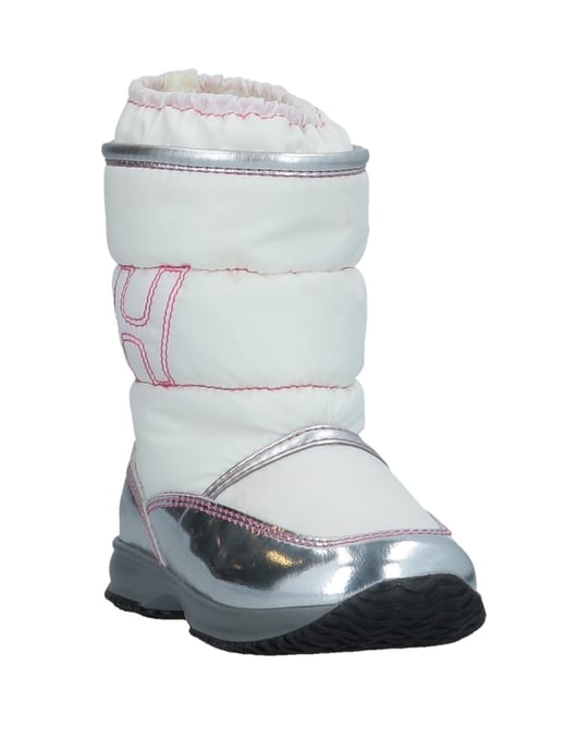 Hogan White Girls Leather Shoes