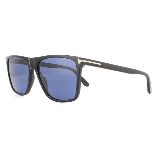 Tom Ford Sunglasses Fletcher FT0832 01V Shiny Black Blue - Image 2