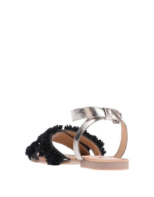 Gioseppo Black Leather Sandals