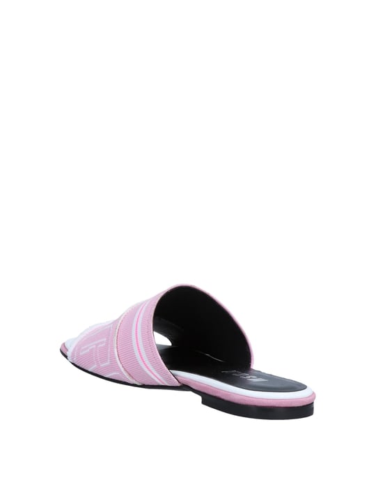 MSGM Pink Logo Sandals