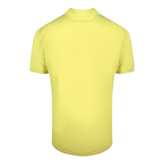 Cavalli Class Signature Logo Yellow Polo Shirt