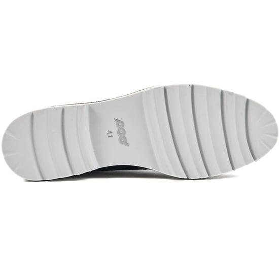 Pod Kortney Leer Vrouwen Navy Patent Brogues Schoenen - Image 3