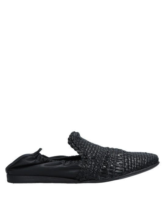 Lemare Black Leather Loafers