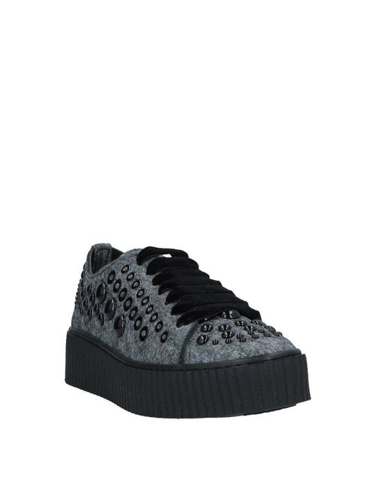 Pinko Grey Studded Sneakers