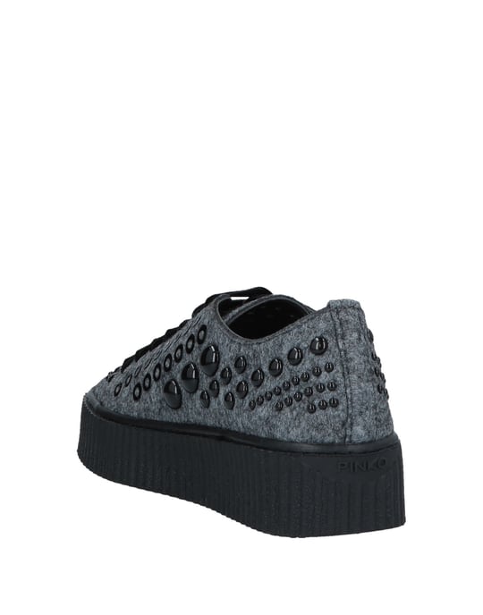 Pinko Grey Studded Sneakers