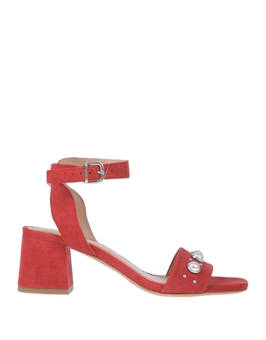 Claudie Pierlot Women's Sandals Red Leather