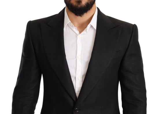 Linne Slim Fit Kappa Jacka Blazer - Image 4