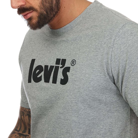 Men's Levis Relaxed Fit T-Shirt in Grey Heather