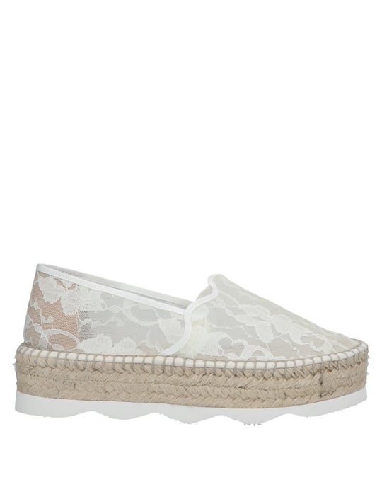 Gaimo Ivory Lace Espadrilles