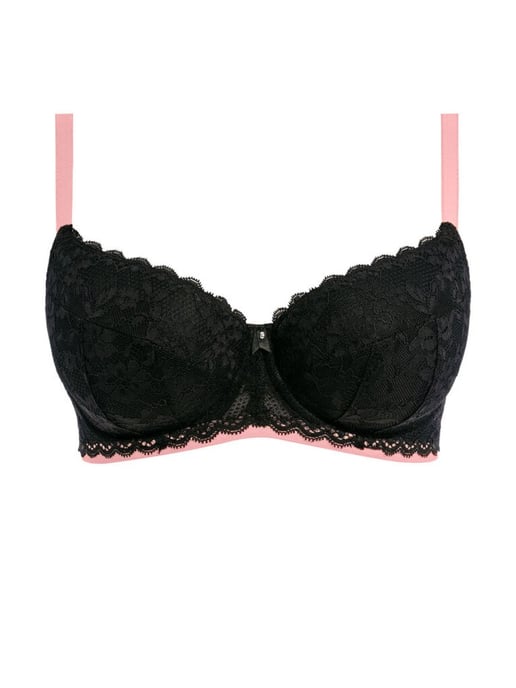 Offbeat Underwired Padded Half Cup Bra - Image 4