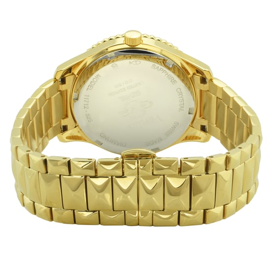 GV2 Venice Women's Mother of Pearl IP Dial Yellow Gold Stainless Steel Watch - Image 3