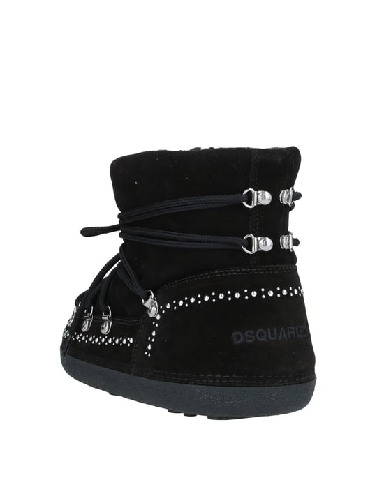 Dsquared2 Black Leather Boots