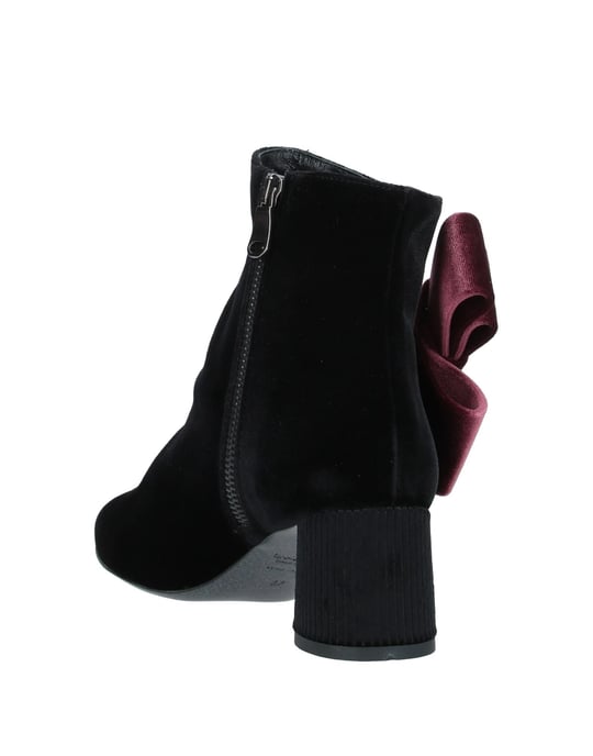 Tipe E Tacchi Women's Ankle Boots Black Textile Fibres