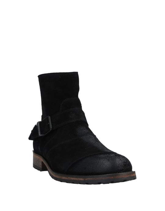 Belstaff Black Leather Ankle Boots
