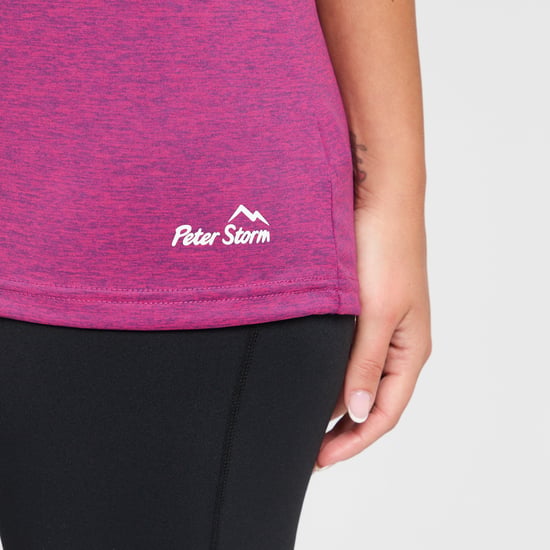Peter Storm Women's Active Short Sleeve T-Shirt, Lightweight & Breathable Baselayer Top