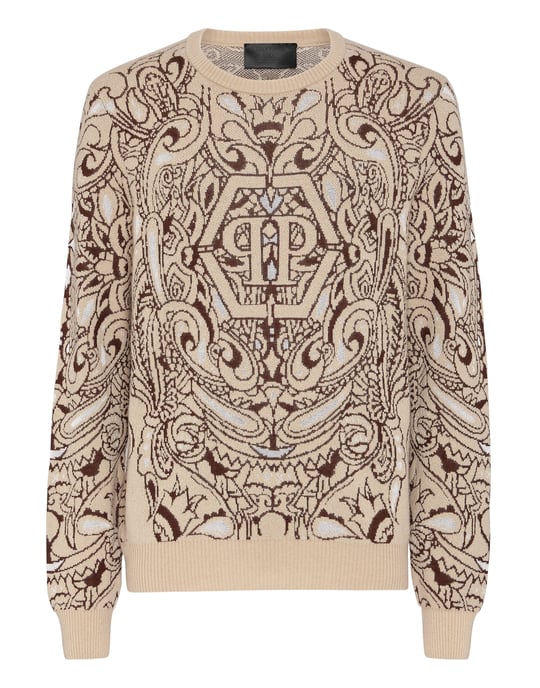 Pullover Round Neck Paisley - Image 2