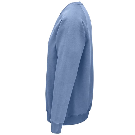 SOLS Unisex Adult Space Organic Raglan Sweatshirt (Blue)