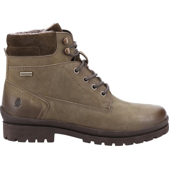 Hush Puppies Annay läder dam Khaki stövlar - Image 4