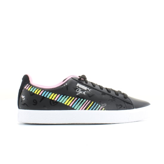 Puma Clyde x Bradley Theodore Black Leather Mens Lace Up Trainers 369555 01