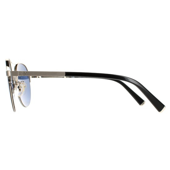 Police Aviator Mens Shiny Light Gold Blue SPLA24 Lewis 03