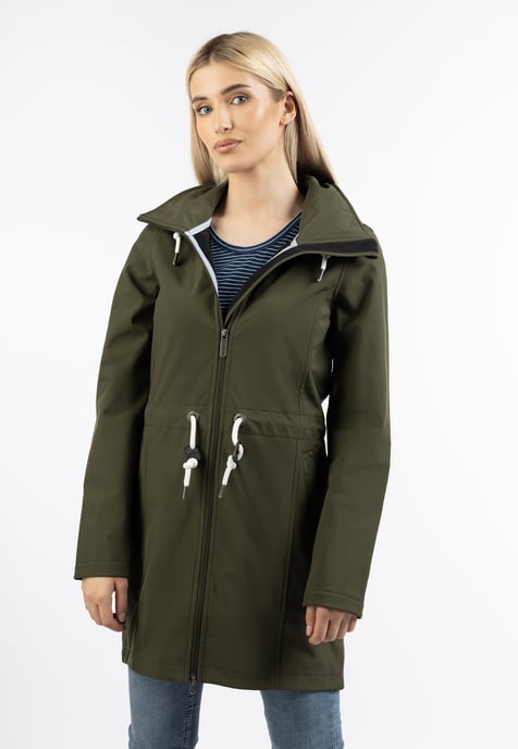 ICEBOUND softshell coat women dark olive - Image 2