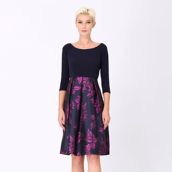 Bi-materiële kleding met bloemenbrokaat - Image 3
