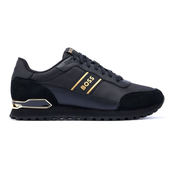 Boss Parkour Runn Men's Black/Gold Trainers - Image 5